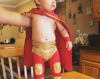 Lucha Libre Costume, baby Luchador Costume, baby wrestler costume