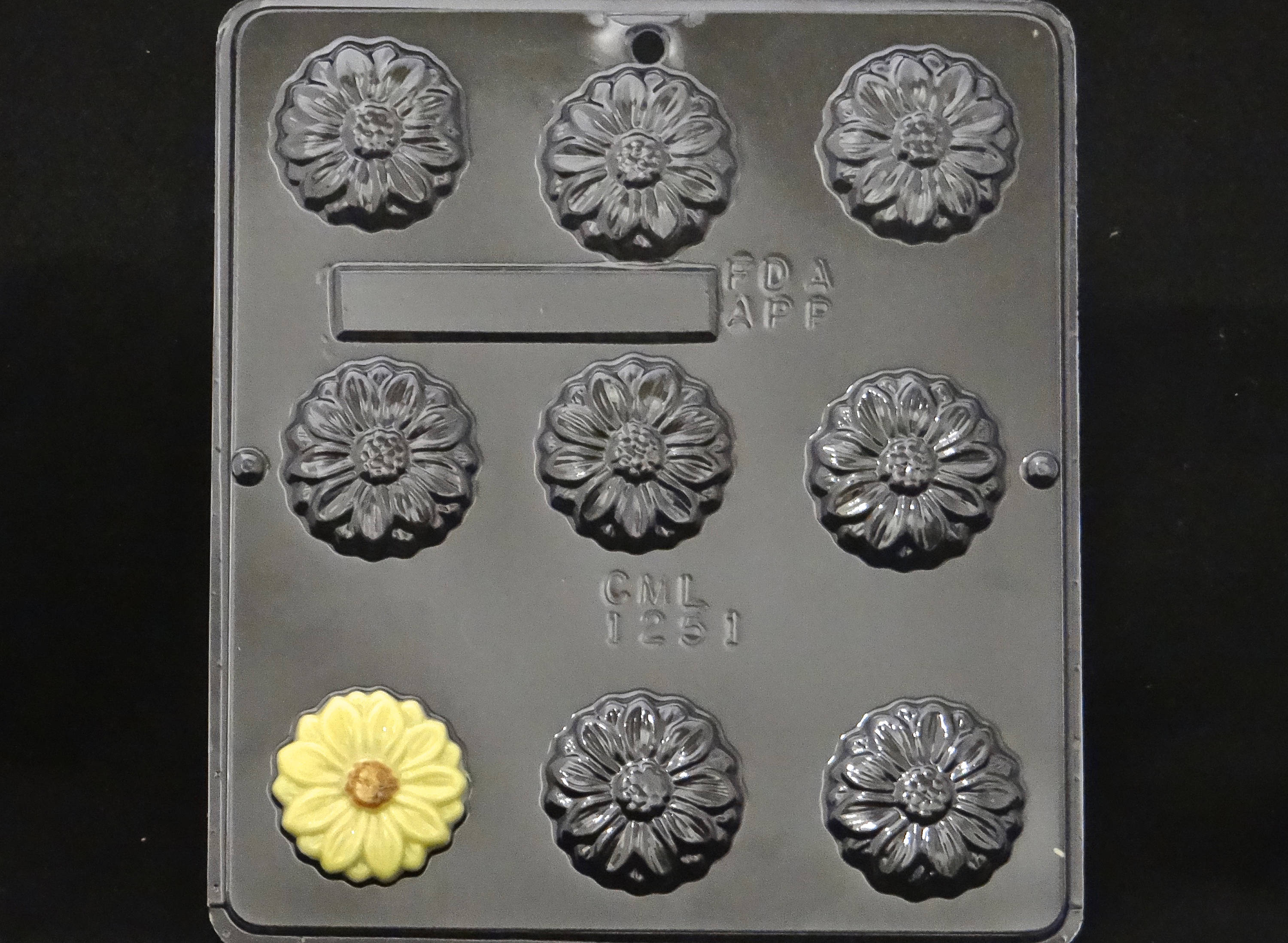 Daisy Chocolate Candy Mold 1251