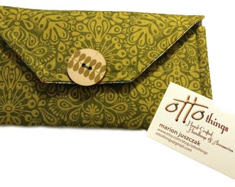Green Vine Tri-Fold Wallet ONE-OF-A-KIND!