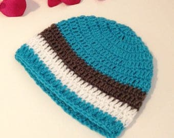 newborn boy, baby hospital winter beanie hat, ready to ship baby gift, crochet knitted hat, kidswear, baby boy hat, newborn baby photo prop