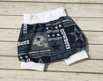 Bitty Bubble Shorts, Cuff shorts, NFL team shorts, Dallas Cowboy, Baby Boy Shorts, Summer Shorts, Football Shorts, Baby Girl Shorts