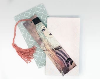 girly bookmark etsy