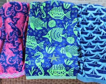 Monogrammed Child Size Beach Towel/ Premium Towel/ NEW SPRING LISTING