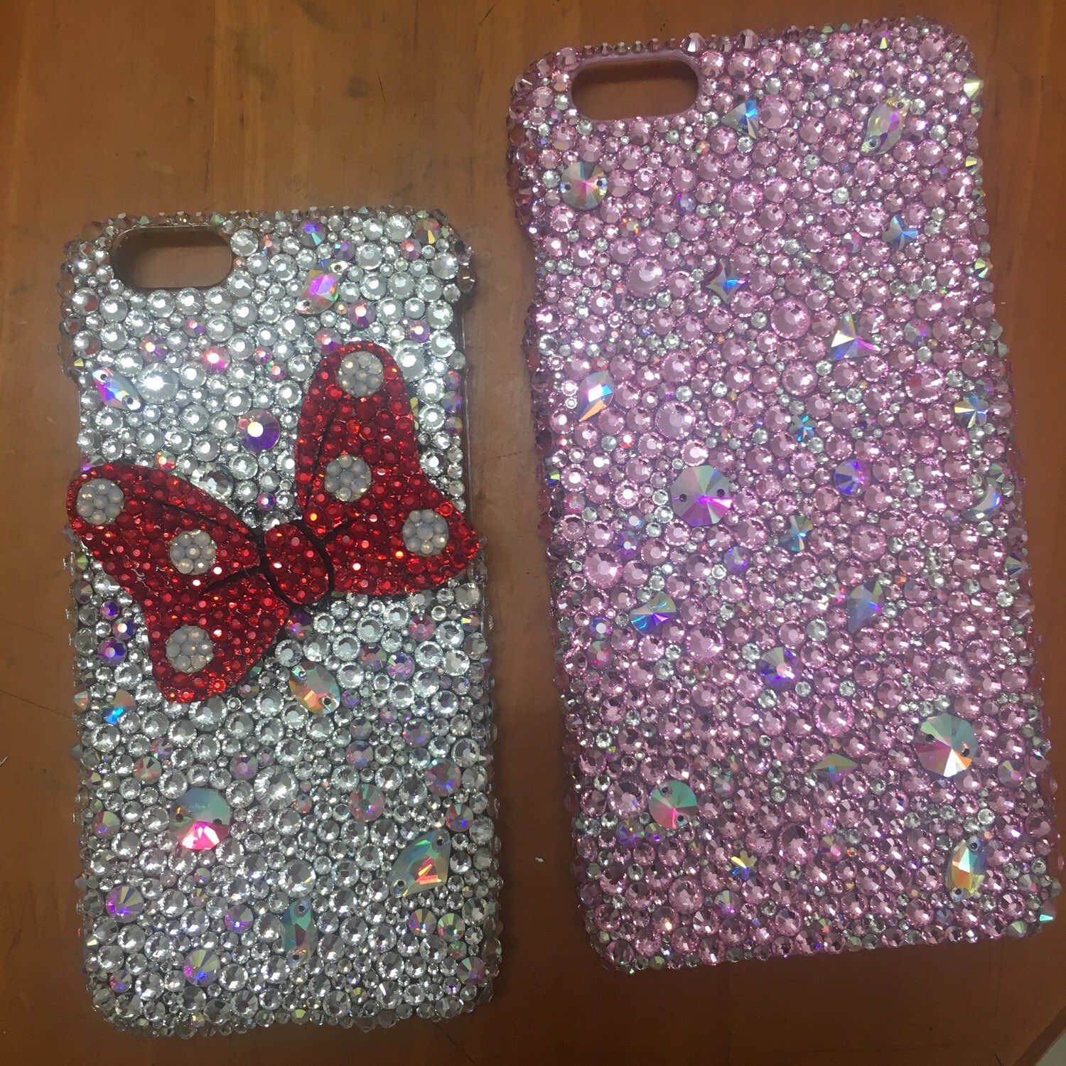 Apple Watch case bling handmade rose gold white opal crystal