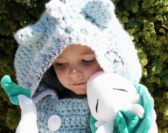 Below Zero Adult Ice Dragon Hood Cowl
