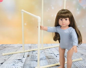 Gymnastics Uneven Bars for American Girl Doll or 18 inch doll