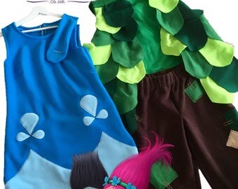 Princess Poppy Troll Costumes for kids