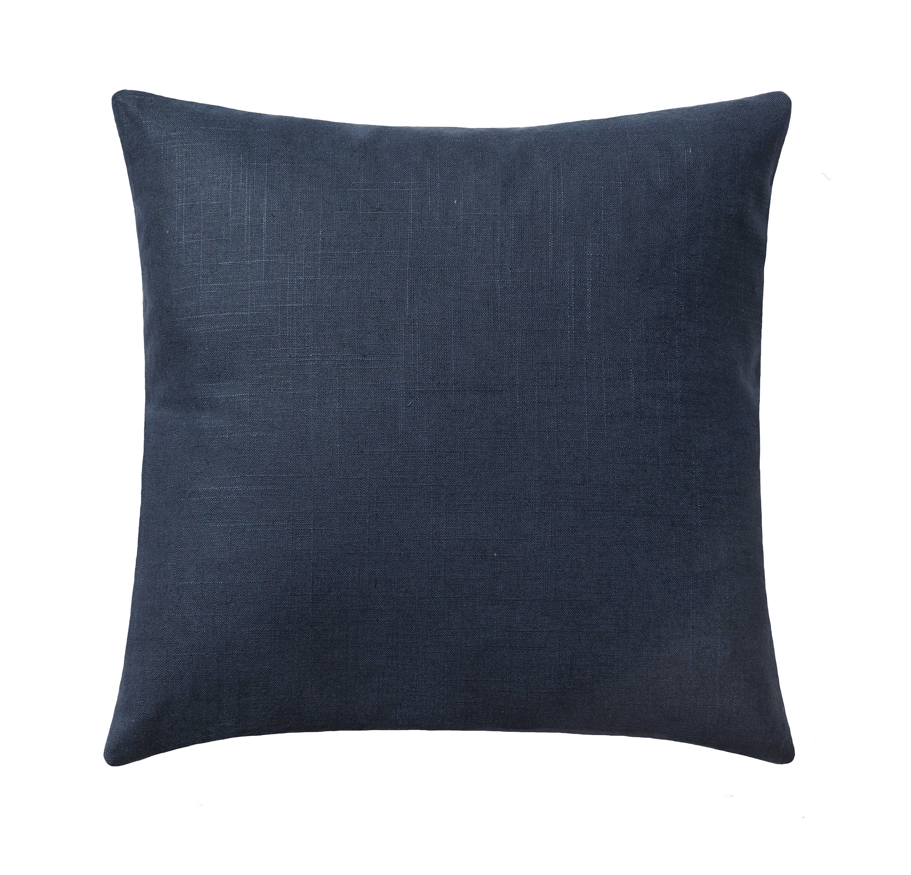 Navy Blue Linen Pillow Linen Decorative Pillow Covers Navy