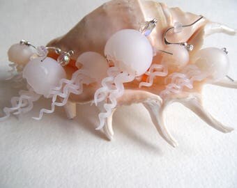 jellyfish earrings polymer clay jewelry exclusive jewelry fashion gift for girls Marine style for holiday jelly fish gift 20 nautical style