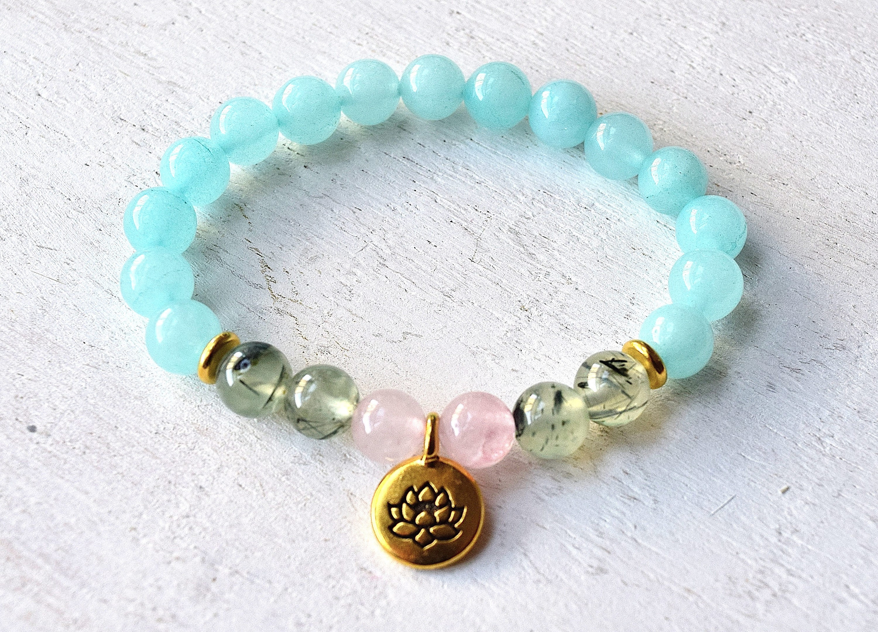 Anxiety Bracelet Calming Bracelet Calming Stone Heart Chakra