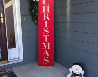 Merry Christmas Sign Merry Christmas Porch Sign Merry