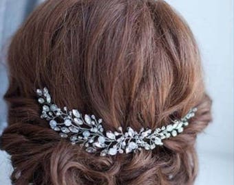 Bridal Head Band, Wedding headband, Rhinestone and Pearl headband, Bridal Headband, Bridal Hair Accessory, Wedding hair Accessory