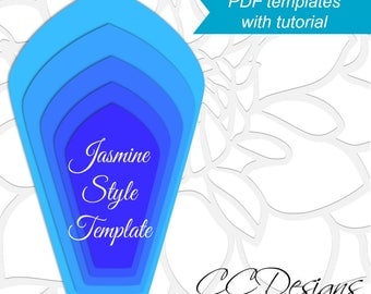 free paper flower templates pdf