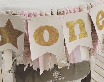 Twinkle Twinkle little star banner, star banner, star decor, twinkle twinkle little star party, pink and gold banner, little star