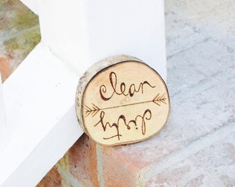 Clean Dirty Dishwasher Magnet | Kitchen Dishwasher Decor