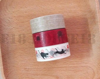 Washi Tape Masking Tape Set of 3 Rolls