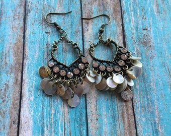 Southwest Boho Earrings, Southwest Jewelry, Boho Jewelry, Boho Earrings, Southwestern Earrings, Hippie Jewelry