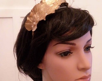 Diadema-Diadema leaf pen-vintage style-DIAdem of novia-tocados of novia-corona of flores-tocados - romantic style -