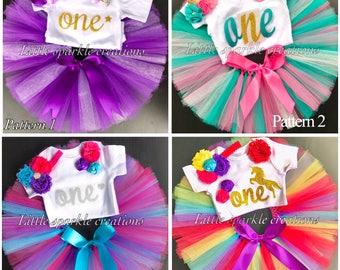 First birthday outfit girl, 1st Birthday Outfit girl , Purple outfit , shinnig purple gold tutu, rainbow birthday outfit , mermaid outfit