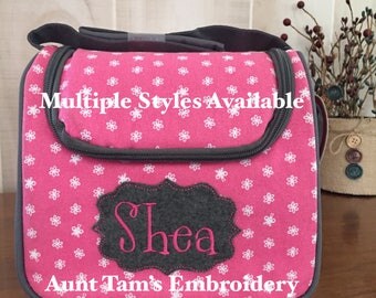 Kids Personalized Lunch Box, Kids Lunch Box, Fit & Fresh, School Bag, Lunch Bag with Name, Embroidered Lunch Cooler, Insulated Lunch Cooler