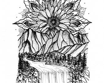 Nature scene | Etsy