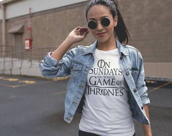 game of thrones shirt game of thrones gift the north remembers thrones shirt GOT Jon Snow house of starks on sundays we watch game of throne