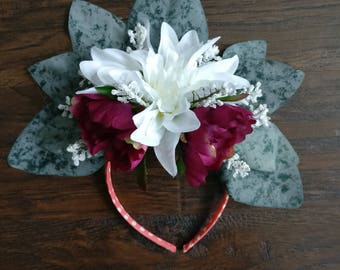 Mother Nature Floral Headdress - Cold