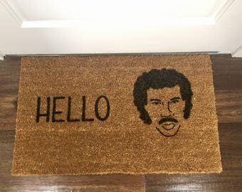 Lionel Richie "Hello" Door Mat
