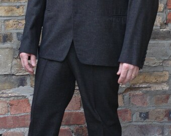 superb vintage late 1950s atomic fleck wool suit