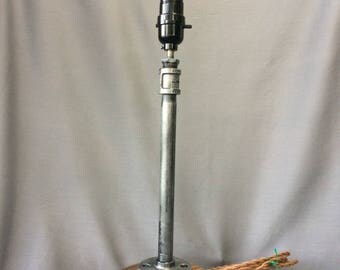 Industrial Pipe Lamp, Industrial Lighting, Table Lamp, Industrial, Rustic, Desk Lamp, Edison Light, Steampunk Desk Light, Pipe Lighting