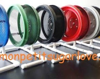 Sugar Wheel ultra-quiet exercise wheel for sugar gliders, with a unique 3-in-1 stand/cage mount !!!