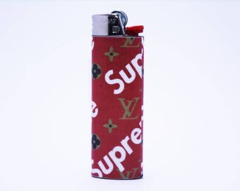 Supreme X Louis Vuitton Bic Lighter - Handmade - High Quality - Rare