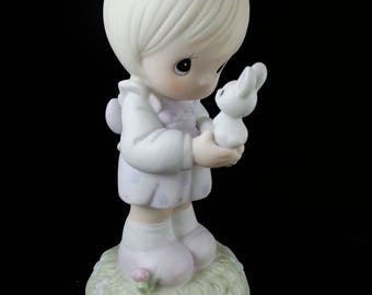 Precious Moments "Wishing you a Happy Easter" 1987