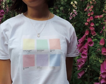 spring palette tee t shirt