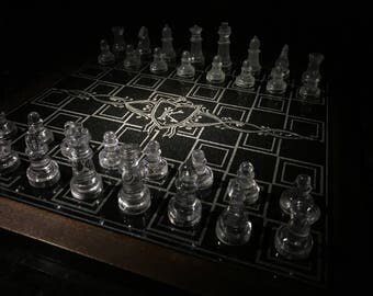 Personalized Granite Chess Set