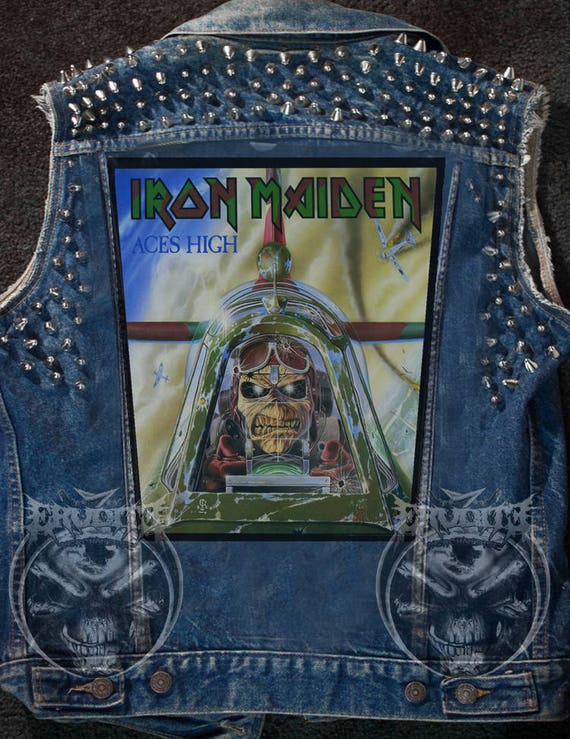 IRON MAIDEN Aces High Backpatch Heavy Metal Back Patch