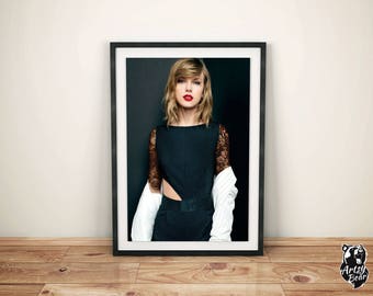 Taylor Swift - Tattooed - Tatted - Digital Print - Music Poster - A3 - Wall Art - Illustration - Large Wall Art