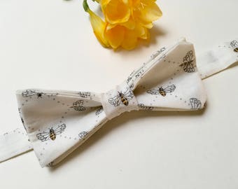 Ready Tied Bow Tie Busy Bees