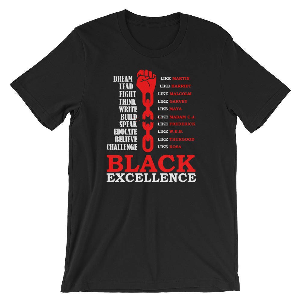 Black Excellence Stay Woke Woke AF T-Shirt UNISEX black