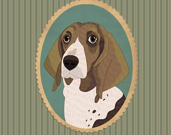 Custom Portrait Pet portrait Pet art Pet drawing Custom dog portrait Dog Memorial dog portait Custom pet illustration Christmas gift
