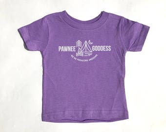 Parks And Recreation - Pawnee Goddess shirt for toddlers and kids