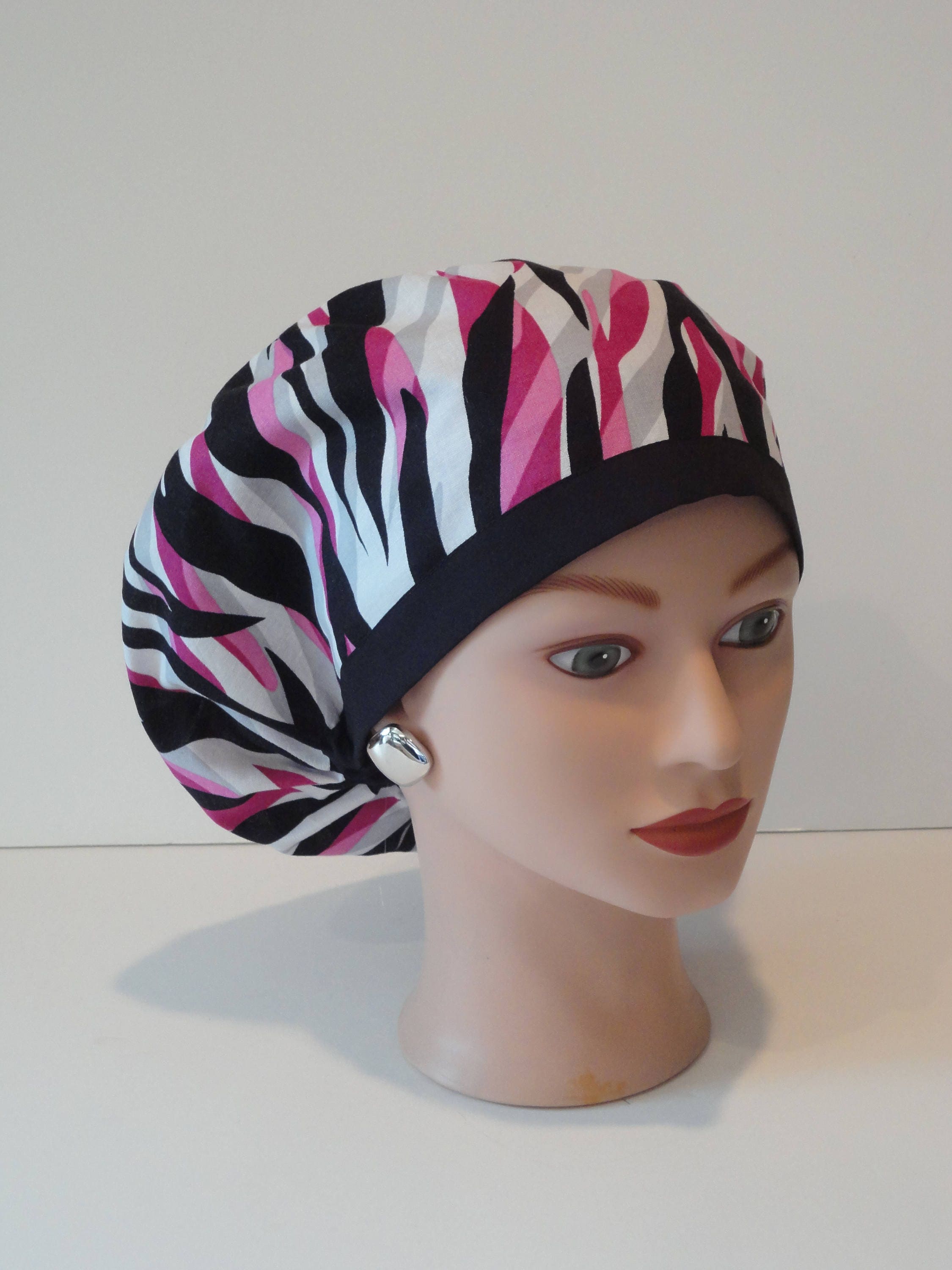 animal print surgical caps