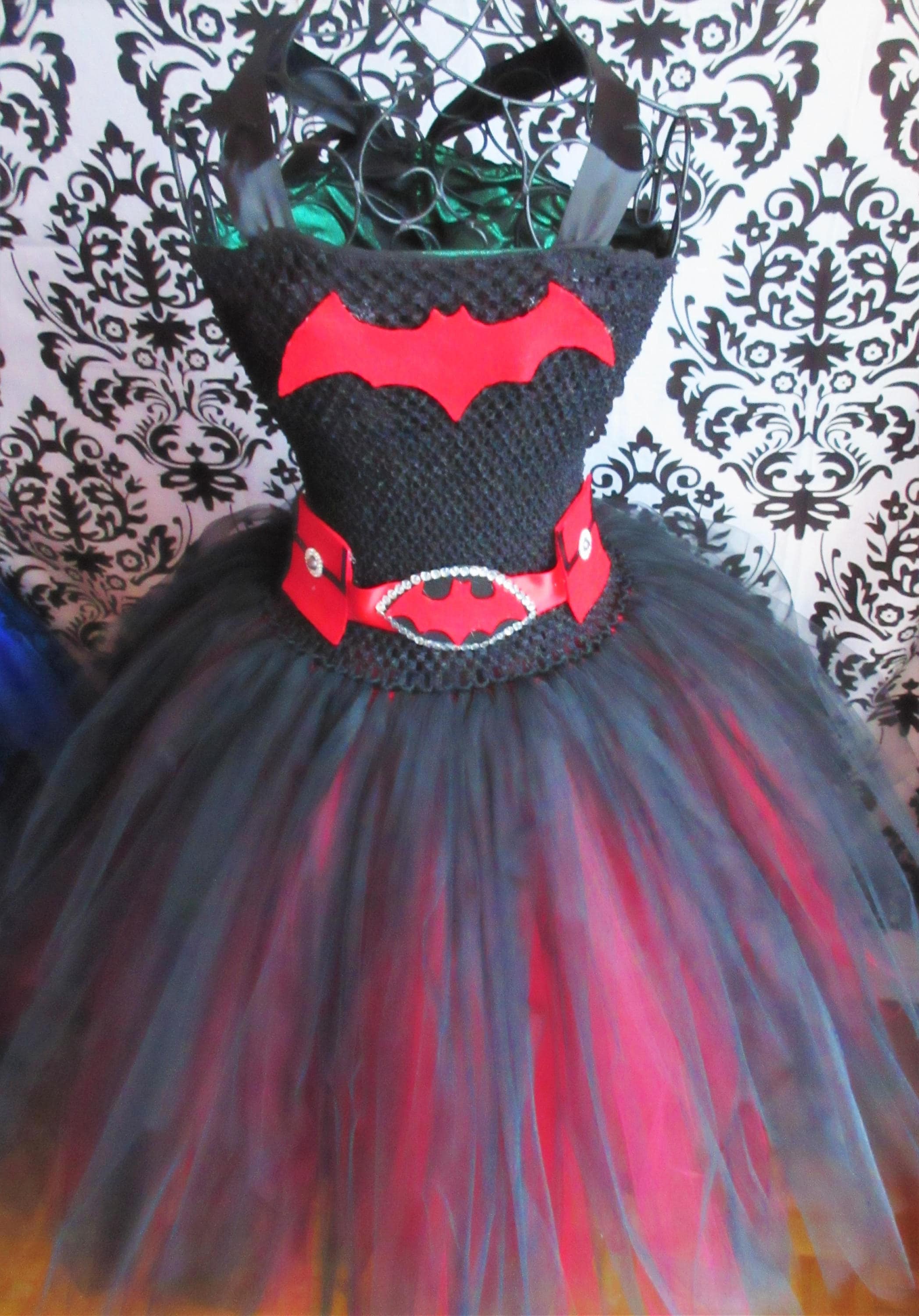 Batwoman Costume/Batwoman Dress/Batwoman Tutu/Halloween