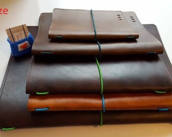 leather journal cover Leather book cover Field notes cover Notebook cover Travellers gift Custom Journal cover A5 Refillable sketchbook