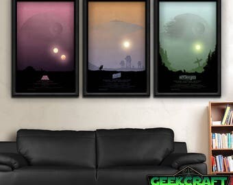 Star Wars, star, wars, Episodes 4, 5, & 6, ANH, empire strikes back, return of the jedi, trilogy, original episodes IV-VI print set