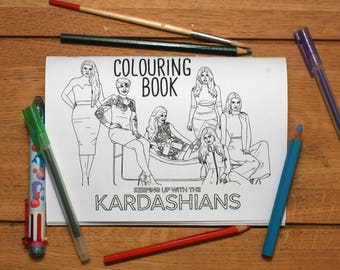 Keeping Up with the Kardashians colouring book