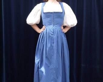 Vintage Dirndl Trachten Dress Sonnblick Oktoberfest Festival Dress Austrian German Folk Bavarian Dress small