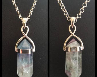 Two Toned Crystal Necklace