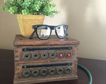 Antique Western Electric Wooden Switchboard