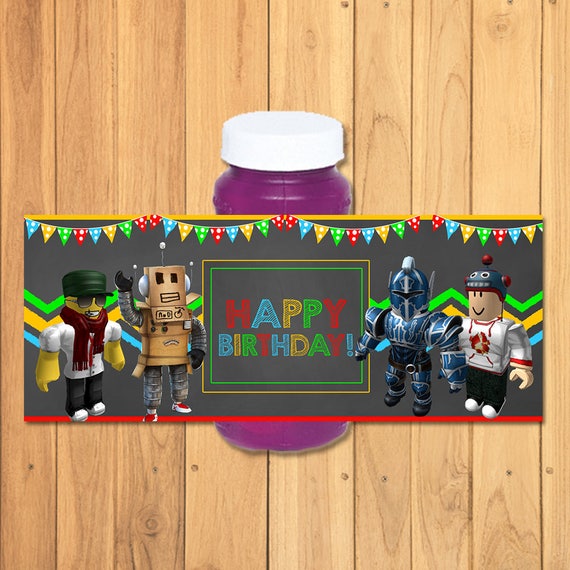 Roblox Capri Sun Labels Custom Party Printables - this roblox capri sun label in a red and teal design is a perfect